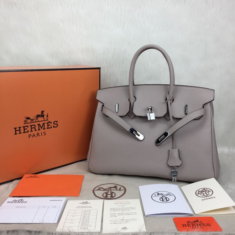 HERMES BİRKİN 35 CM TAS RENGİ GUMUS